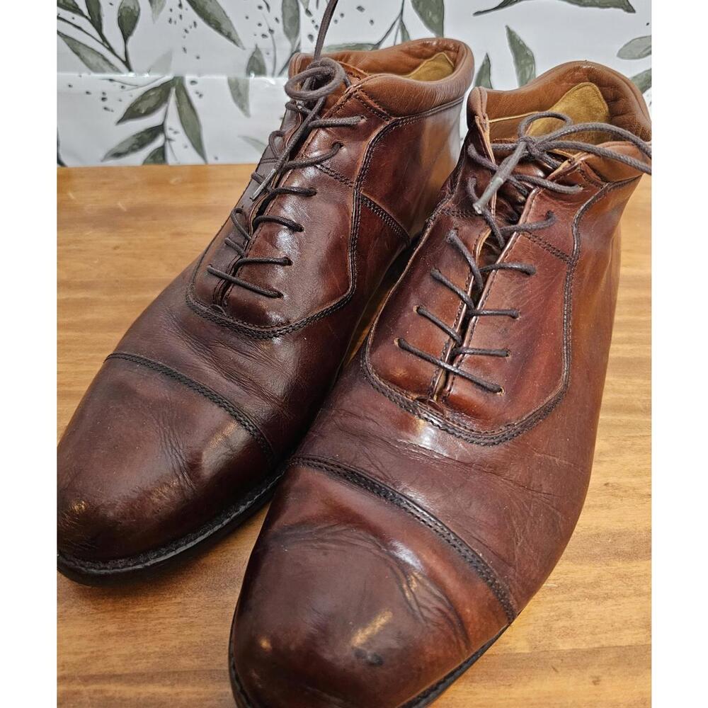 Johnston & Murphy Shoes Brown Mens Size 9.5 Domani